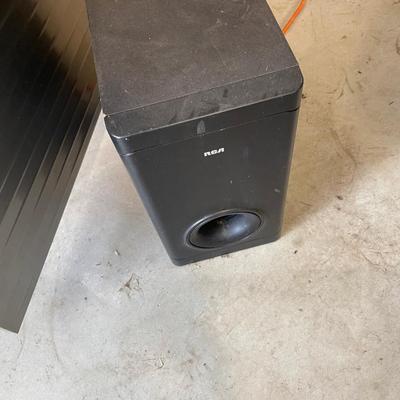 Lot 417 RCS stereo - receiver, subwoffer, 4 speakers