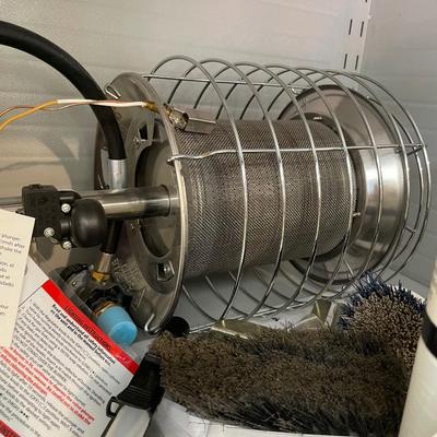 Lot 418 top shelf of metal cabinet with chemicals and liquids