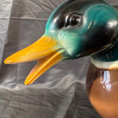 Lot of Duck Figurines and a Frames Duck Print