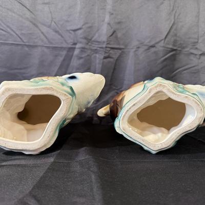 Lot of Duck Figurines and a Frames Duck Print