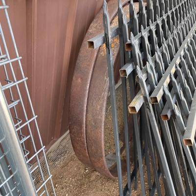 Lot 424 metal fencing (aluminium)