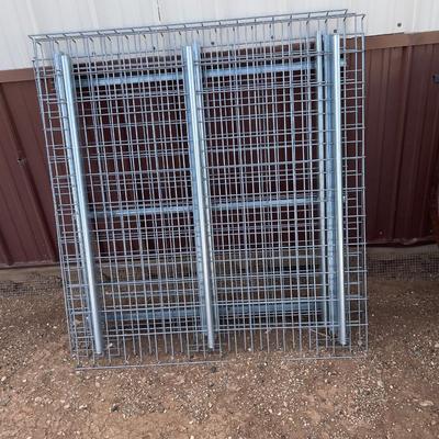 Lot 424 metal fencing (aluminium)