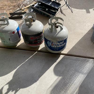 Lot 431 3 propone tanks - mostly full