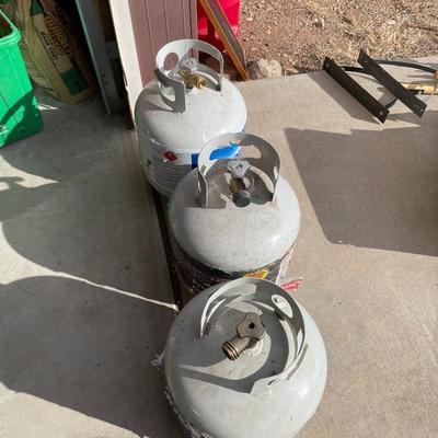 Lot 431 3 propone tanks - mostly full