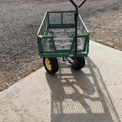 Lot 437 Green yard wagon