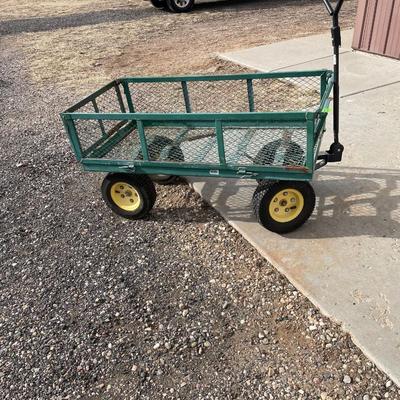 Lot 437 Green yard wagon