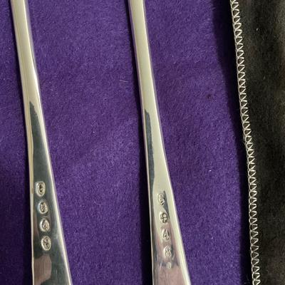 Vintage Gerity Serving Spoon And Fork.
