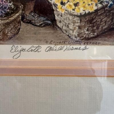 Framed Artwork by Elizabeth O’Neill Verner