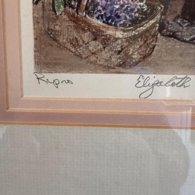 Framed Artwork by Elizabeth O’Neill Verner