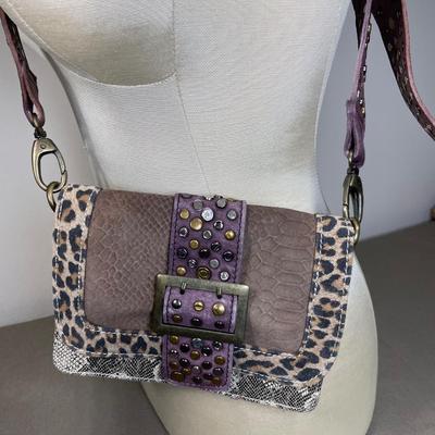Free People Leather Crossbody Handbag New!