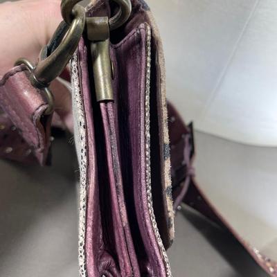 Free People Leather Crossbody Handbag New!