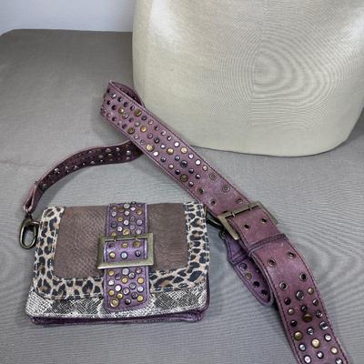 Free People Leather Crossbody Handbag New!