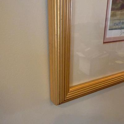 Framed Artwork, Deubigh Cottage Paget, Bermuda by Mary Powell