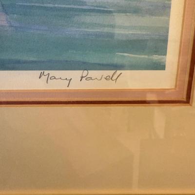 Framed Artwork, Deubigh Cottage Paget, Bermuda by Mary Powell