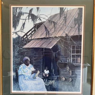 Framed Artwork, “Sweet Grass” by Jim Booth