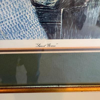 Framed Artwork, “Sweet Grass” by Jim Booth