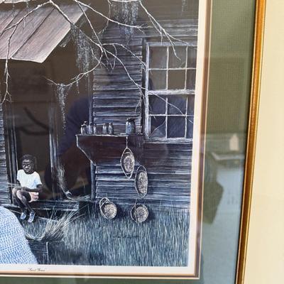 Framed Artwork, “Sweet Grass” by Jim Booth