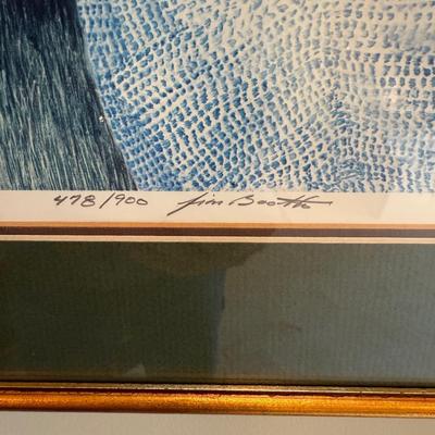 Framed Artwork, “Sweet Grass” by Jim Booth