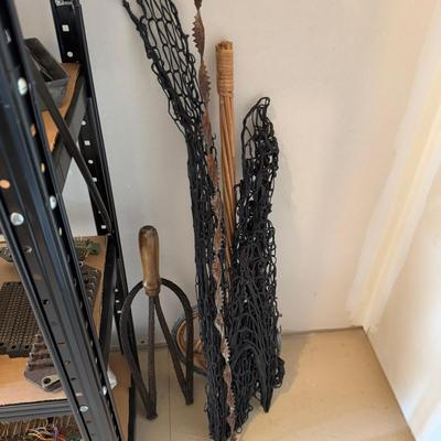 1213 Miscellaneous Found Mixed Media With Metal Shelf
