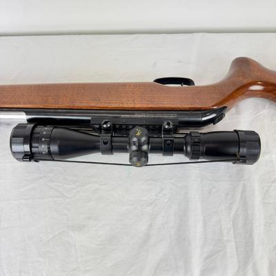1214 Browning 22 Caliber Pellet Gun With Scope