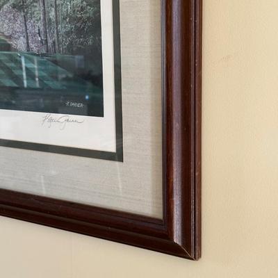 Framed Artwork, The August National Golf Club, The 4th Hole by K.Garner
