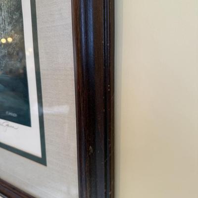 Framed Artwork, The August National Golf Club, The 4th Hole by K.Garner