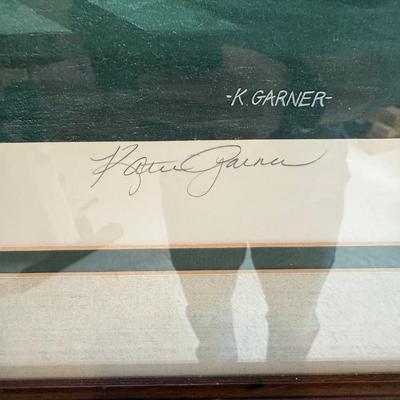 Framed Artwork, The August National Golf Club, The 4th Hole by K.Garner