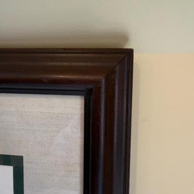 Framed Artwork, The August National Golf Club, The 4th Hole by K.Garner