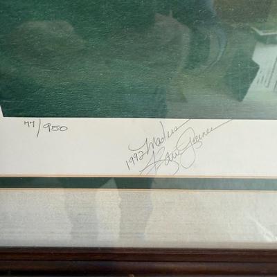 Framed Artwork, The August National Golf Club, The 4th Hole by K.Garner