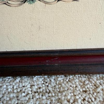 Framed Artwork of a song “Dixie”