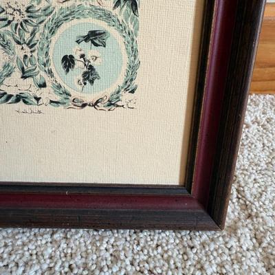 Framed Artwork of a song “Dixie”