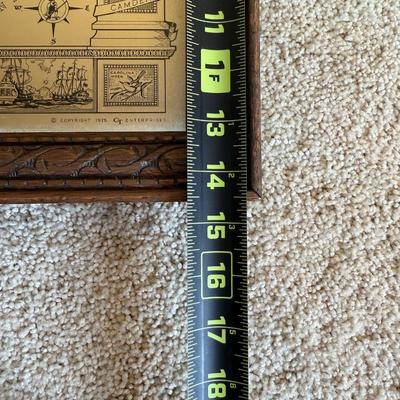 Framed South Carolina Map Following The Major Battles of The Revolution