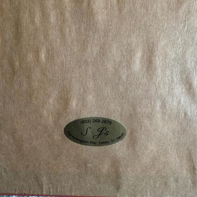 Framed South Carolina Map Following The Major Battles of The Revolution