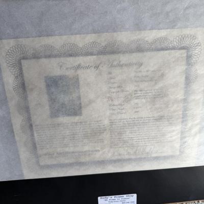 Framed Artwork, The War in the South by Doug Chaffee, Signed by Artist with Certificate of Authenticity