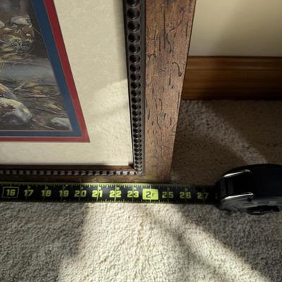 Framed Artwork, The War in the South by Doug Chaffee, Signed by Artist with Certificate of Authenticity