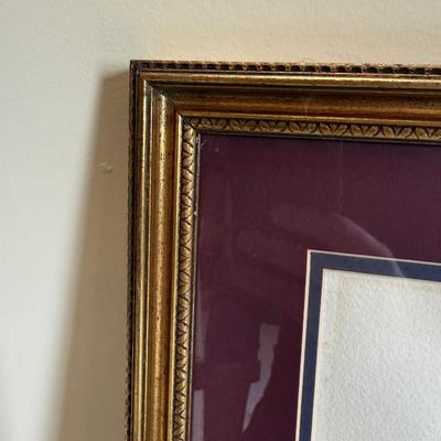 Framed Artwork Pair, Columbia Jay by J. Stinson Vaught