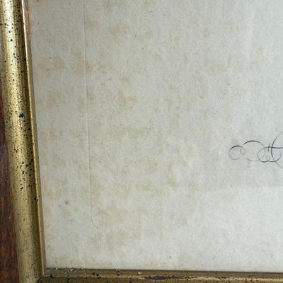 Framed Artwork, “Iris, Roses and Narcissus” and “Bouquet of Lilacs and Roses” by J.L. Prevost