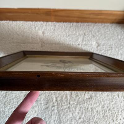 Framed Artwork, “Iris, Roses and Narcissus” and “Bouquet of Lilacs and Roses” by J.L. Prevost