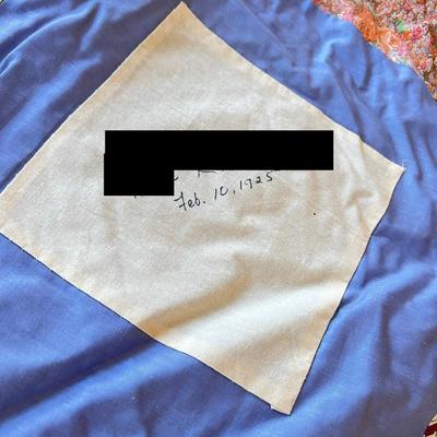 Vintage Quilt 96" Square - Signatures and Dates 1920's-1950's