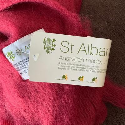 1217 Brown Fleece, Mohair Blanket/Throw Lot