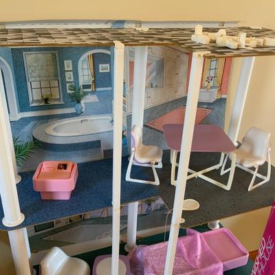 Vintage Barbie Furnished Townhouse with original box and furniture