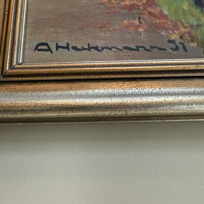 Framed Painting Signed by Artist