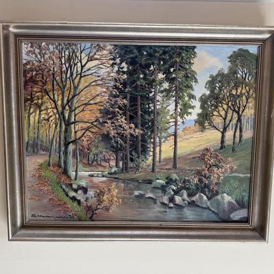 Framed Painting Signed by Artist