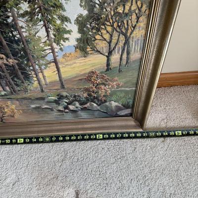 Framed Painting Signed by Artist