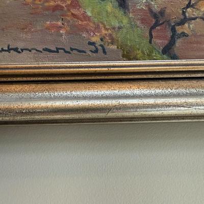 Framed Painting Signed by Artist