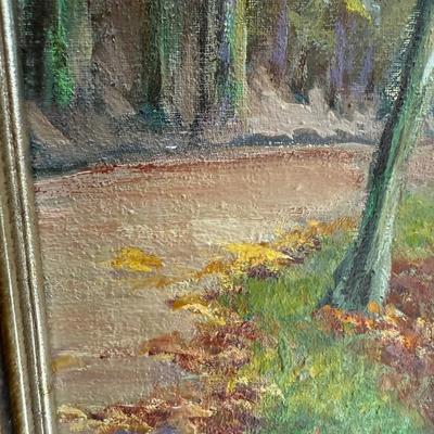 Framed Painting Signed by Artist