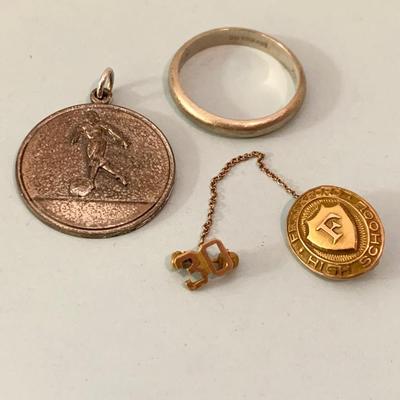 Scrap Lot - Ring High School Pin Bowling Pendant