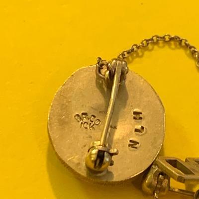 Scrap Lot - Ring High School Pin Bowling Pendant