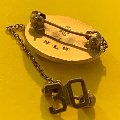 Scrap Lot - Ring High School Pin Bowling Pendant