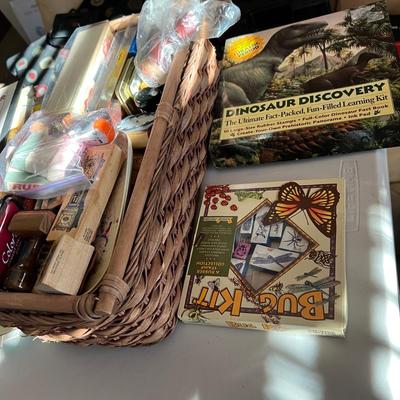 HUGE Crafts Lot - Paper, Stamps, Paper Punches, Scrapbooking, Supplies, Sets